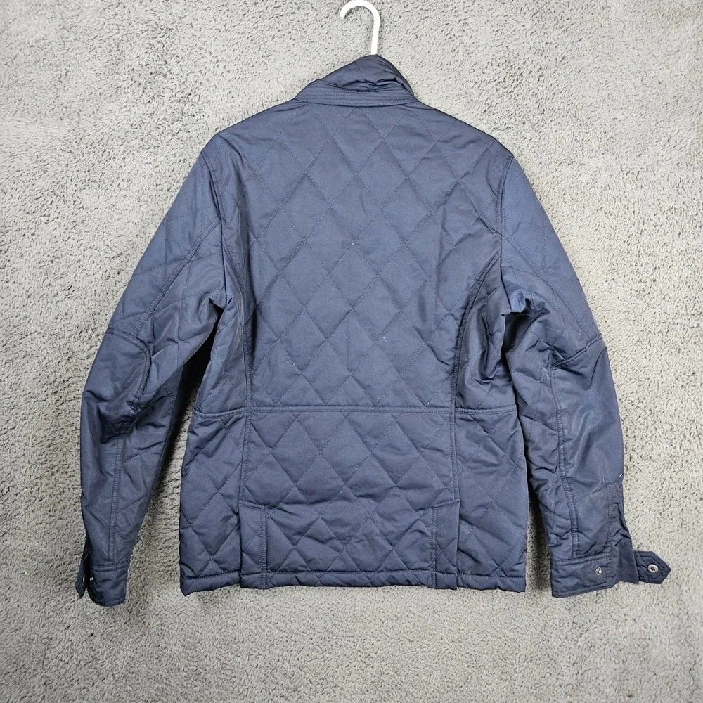 Banana Republic Mens Navy Blue Quilted Field Jacket Size M 673179-00 FA15